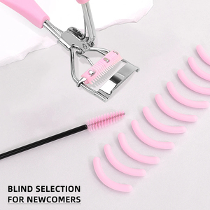 Stainless Steel Eyelash Curler Professional Makeup Beauty <b>Tool</b> Ergonomic Lash Curling <b>Tool</b> With Soft <b>Silicone</b> Replacement Pad - Product Image 4