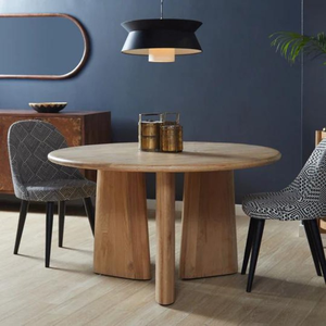 Elegante Mesa de Centro Hecha a Mano con Superficie de Mármol Blanco Genuino y Estructura Extensible de Madera de Mango Sólida - Product Image 3