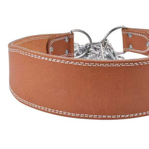 New Arrival Weightlifting Leather Dipping Belt Gym Workout Bodybuilding Training <b>Back</b> <b>Support</b> Fitness Exercise Adjustable Belt - Product Image 4