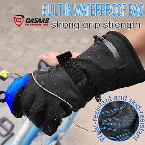 Gants de ski électriques chauffants à piles auto-chauffants respirants pour l'hiver, imperméables à l'écran tactile de la moto. - Product Image 4