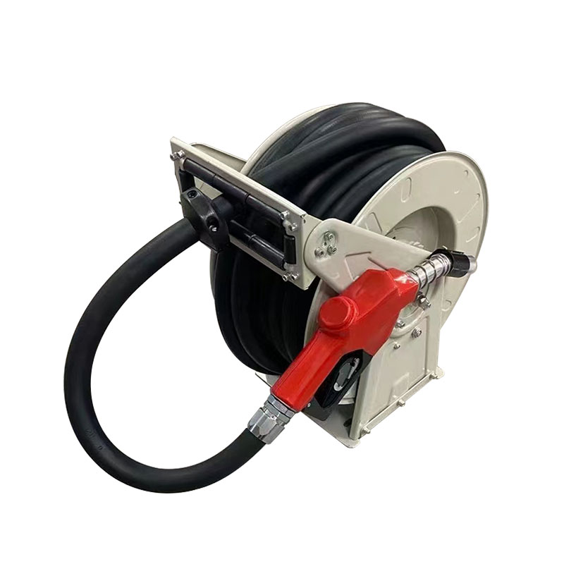 Nhiên liệu Dispenser DIESEL Hose Reels hàn cáp Reels cho xe tải điện nhiên liệu di động Hose Reel