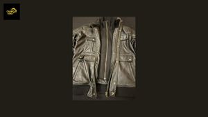 Chaqueta de Piel de Vaca Acolchada de Invierno, Ecológica, Personalizada y de Alta Calidad, Estilo Vintage, Forro de Poliéster, Botones y Cierre de Cremallera - Product Image 6