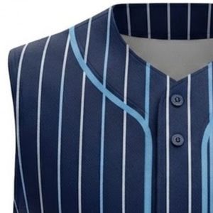 Maillot de sport de baseball personnalisé pour homme, sans manches, entièrement boutonné, pour équipe, vêtement de performance pour l'entraînement et les matchs - Product Image 6