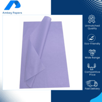 Papier de soie de haute qualité d'origine indienne, personnalisé, finition lisse, 18-80 g/m², recyclable, couleurs vives, impression facile, couleur unie