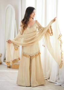 Most Selling Stylish <b>Women</b>’s <b>Kurti</b> Palazzo And Dupatta Set With Elegant Ethnic Design <b>For</b> Festive Wear Party Available <b>For</b> Sale - Product Image 3