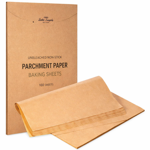 Feuilles de cuisson en papier sulfurisé 12x16 pouces, revêtement silicone, antiadhésives, résistantes à la graisse, compatibles four et friteuse à air, vente en gros fabricant - Product Image 6