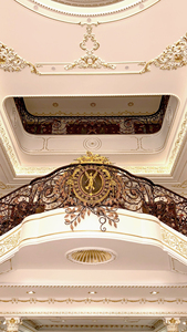 Victorian Cast Iron Stair <b>Railings</b> Ornate Metal Balusters Rust Resistant <b>Wall</b> Mounted Indoor Staircase Handrails - Product Image 4