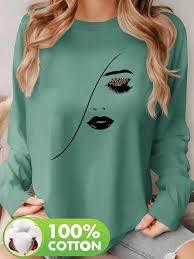 Camiseta Verde Oscuro de Alta Calidad con Estampado Floral Blanco, Top Informal de Manga Corta para Primavera/Verano, Ropa de Mujer - Product Image 4
