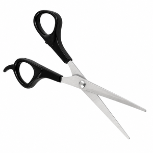 Ciseaux à cheveux en acier inoxydable avec manche en plastique noir, 6,7 pouces - Product Image 4