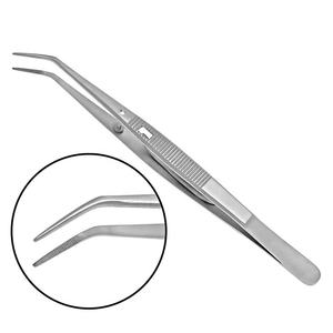 Pince à pansement dentelée à pointe courte 6.5 pour Instruments chirurgicaux dentaires universitaires Pince à tissus PAR VIDIFIVE INTERNATIONAL - Product Image 2