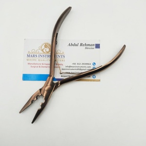 Rose Gold Color Hair <b>Extensions</b> Towel <b>Bead</b> Opener Pliers - Product Image 3