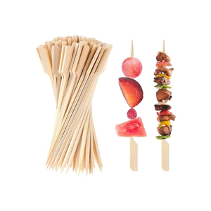 EN TENDENCIA: Palillos de Bambú Puro Ideales para Comida Asiática, Asados y para Sumergir Frutas en Chocolate Dulce, Herramienta para Fiestas - Product Image 1