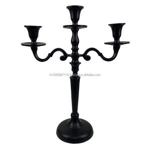 <b>Tall</b> arm aluminum candelabra for luxurious home entryway <b>table</b> centerpiece wedding banquet and festive decor - Product Image 5