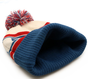 Bonnet d'hiver en tricot jacquard unisexe personnalisé avec pompon, très populaire - Product Image 3