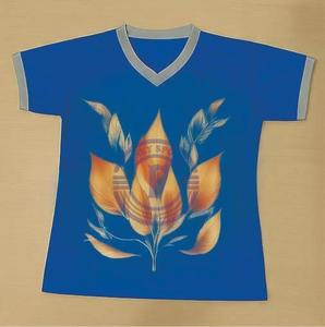 T-shirt à imprimé intégral par sublimation, style tendance, pour hommes et femmes - Product Image 1