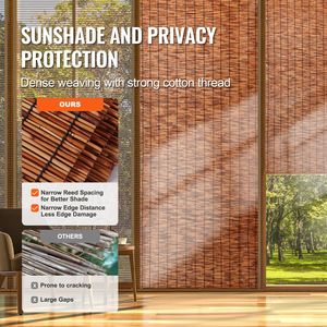 Confezione da 2 pezzi 16.4X4 recinzione a lamella paesaggistica Privacy traliccio e cancelli - Product Image 3