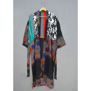 New Arrival Floral Print Nightwear Robe Vintage Silk <b>Kimono</b> Robe Beach Wear <b>Cover</b> <b>up</b> <b>Kimono</b> for Women - Product Image 4