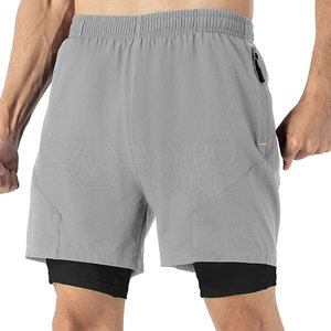 Pantalones Cortos Casuales de Cintura Elástica, Transpirables, Ligeros, de Material Elástico, Servicio OEM para Yoga, Pilates, Jogging y Uso Diario - Product Image 4