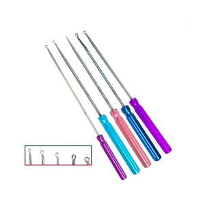 Juego de 5 curetas anulares – Instrumentos quirúrgicos de calidad premium – Herramientas de cureta de acero inoxidable, reutilizables - Product Image 1