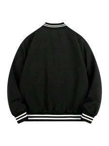 Custom Logo Men's Varsity Jacket Stand Collar High Quality Eco-Friendly Windproof Casual Winter Fall Breathable 2026 - Product Image 4