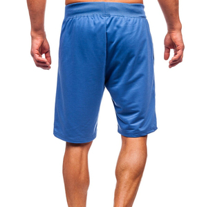 Pantalones Cortos Deportivos de Algodón 100% de Alta Calidad para Hombre, Diseño de Logotipo Personalizado, Estilo Fitness Medio, Decoración con Patrón Sólido, Bolsillos de Tela de Malla - Product Image 4