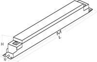 Balastro Electrónico Antron AC 120-277V T5 21W para Dos Lámparas / Certificado cUL con 5 Años de Garantía y Programa de Compensación Activa del Factor de Potencia