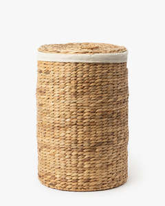 Multifunctional Luxury Handcrafted Eco-Friendly Water Hyacinth Laundry Basket Sustainable Durable Nesting Storage Baskets Home - Product Image 2