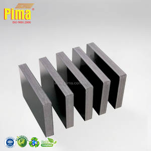 Panneau en mousse PVC WPC noir de 5 mm, densité de 0,6 g/cm³, panneaux rigides en plastique pour les présentoirs publicitaires et les applications de meubles de cuisine - Product Image 2