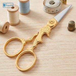 Ciseaux à broder pour lapins, ciseaux à pointe fine pour couper le fil, ciseaux de broderie, fabricant grossiste de ciseaux de travail pour la broderie - Product Image 2