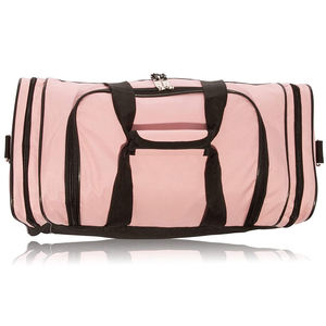 Sac de sport imperméable tendance, sac de voyage, logo personnalisé, grande capacité, sac de sport avec poche pour chaussures, doublure en polyester pour hommes et femmes O - Product Image 3