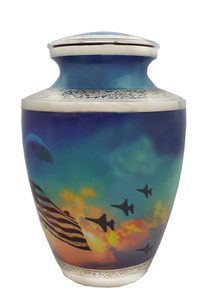 American Patriot Brass Nickel Cremation <b>Urns</b> <b>Urn</b> for Ashes <b>Large</b> <b>Urn</b> - Product Image 2