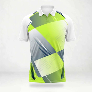 เสื้อฟุตบอลชาย EDGECO สีดำเหลือง แขนสั้น คอปกพับได้ พิมพ์ลายแบบ Sublimation ระบายอากาศได้ดี ซับเหงื่อ ผลิตจากผ้าฝ้าย 100% - Product Image 2