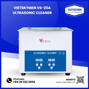 เครื่องทำความสะอาดอัลตราโซนิกแบบมืออาชีพ VS-20A ความจุ 3.2 ลิตร 40kHz หัวทรานสดิวเซอร์คู่ สำหรับเครื่องประดับ ทันตกรรม อุปกรณ์อิเล็กทรอนิกส์ - Product Image 5