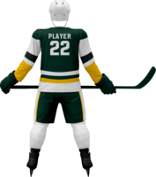 Uniforme de Hockey sobre Hielo Ajustable 2026, Pantalones Cortos y Camiseta Sublimados Personalizados, 100% Poliéster de Secado Rápido, Unisex