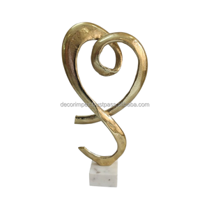 Escultura Decorativa Moderna Hecha a Mano con Nudos Geométricos de Color Antiguo, Superventas - Product Image 3