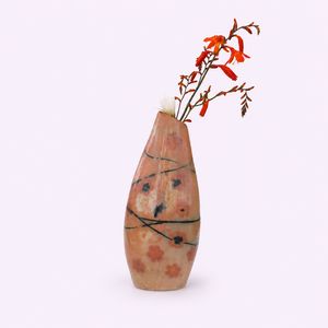 Modern Minimalist Glazed <b>Ceramic</b> Flower <b>Vase</b> Decorative Tabletop Vessel for Home Decor Anniversary & Wedding Gift - Product Image 1