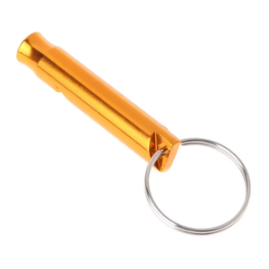 Vente en gros - Porte-clés multifonctionnel en alliage d'aluminium, couleurs vives, très vendu, sifflet intégré, accessoire pour animaux de compagnie, camping, randonnée - Product Image 5