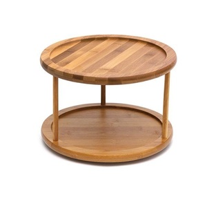 Présentoir à cupcakes rectangulaire réglable en bois rustique haut de gamme, support à gâteaux fait main pour boulangeries, traiteurs, mariages et événements spéciaux - Product Image 2