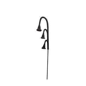 Piquets décoratifs en métal pour jardin, fleurs en fonte pour aménagement de parterres, piquets pour plantes pour pelouse, cour, allée et jardin fleuri - Product Image 2
