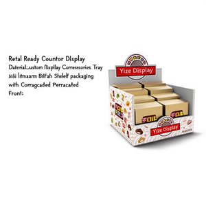 Retail Ready Custom Display Accessories <b>Tray</b> From Vietnam Factory Shelf Ready Packaging with Corrugated Perforated Front - Product Image 1