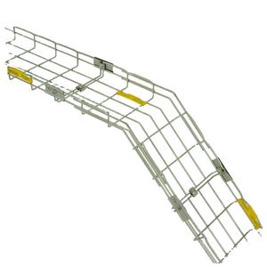 Bestray OV4 (Outside Vertical Elbow 45 Degree) <b>Cable</b> <b>Management</b> Tray Direct Factory Supply Inox 304 Perforated Design - Product Image 3