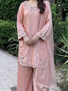 PRESENTING 3 PIECE STYLISH <b>TOP</b> PLAZAA AND DUPATTA WITH BEAUTIFUL EMBROIDERY WORK - Product Image 2