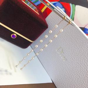 Boucles d'oreilles pendantes en perles d'eau douce de haute qualité, longues, bijoux fins pour la vente en gros et au détail, cadeaux pour les amies de la mère - Product Image 2