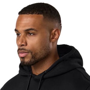 Sweat-shirt à capuche noir pour homme, pull décontracté en polaire, manches longues, vêtements de sport, mode hiver - Product Image 3