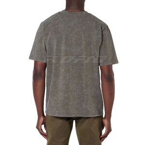 Camisetas de Hombre con Estilo, Lavado Ácido, Algodón Suave, Cuello Redondo, Manga Corta, Relajadas, Moda Urbana, Colección de Ropa Casual - Product Image 2