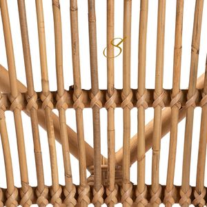 Modern Natural Outdoor <b>Rattan</b> Handmade Eco-Friendly Garden Patio Dining Chair - Product Image 6