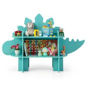 Scaffale portaoggetti aperto color turchese per bambini e ragazzi - Product Image 2