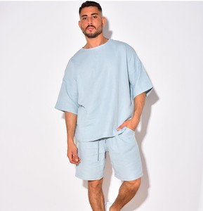 Oversized T-shirt and shorts <b>set</b> - Product Image 1