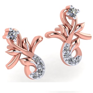 Pendientes de Diamantes Geométricos Redondos Togetherness Tribe, Diamantes Cultivados en Laboratorio en Oro de 18K, Joyería Fina para Mujer - Product Image 2