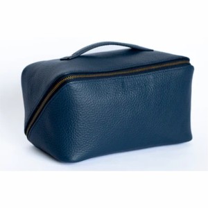 Luxury Genuine Leather Toiletry <b>Bag</b> Waterproof Men Travel Makeup Organizer Cosmetic Case Custom Logo Large Capacity LeatherPouch - Product Image 1